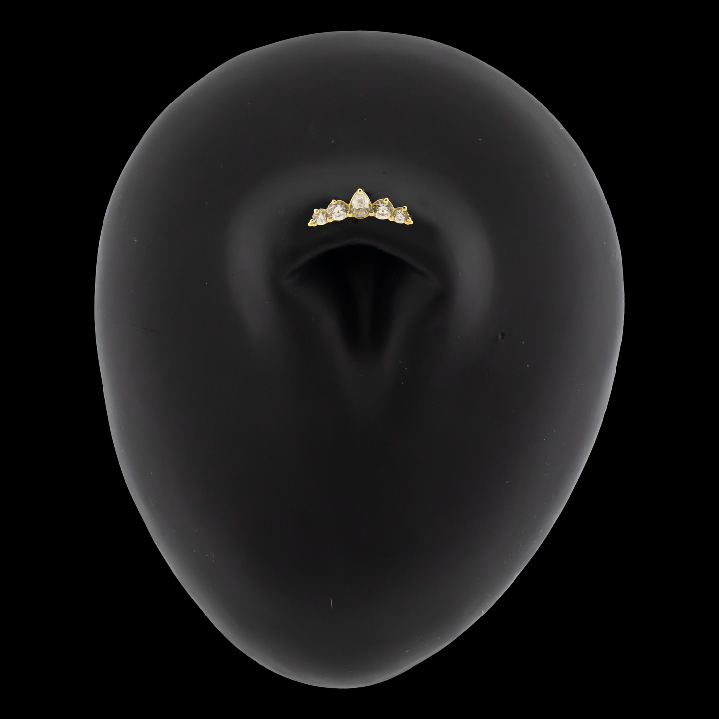 Levi - 18kt Gold Threadless End - Khrysos Jewelry