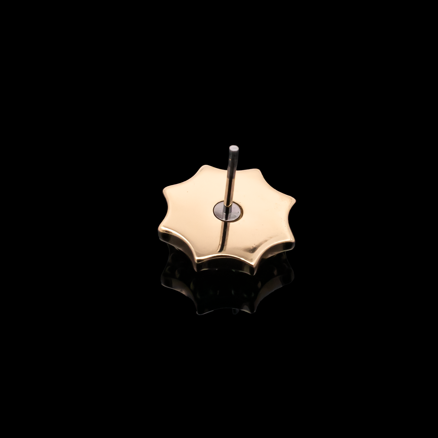 Solene - 18kt Gold Threadless End - Khrysos Jewelry