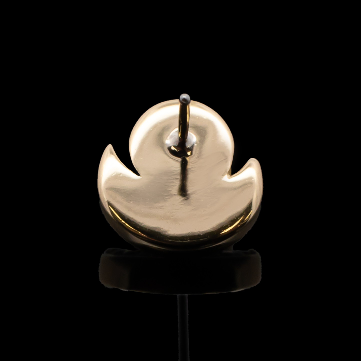 Sage - 18kt Gold Threadless End - Khrysos Jewelry