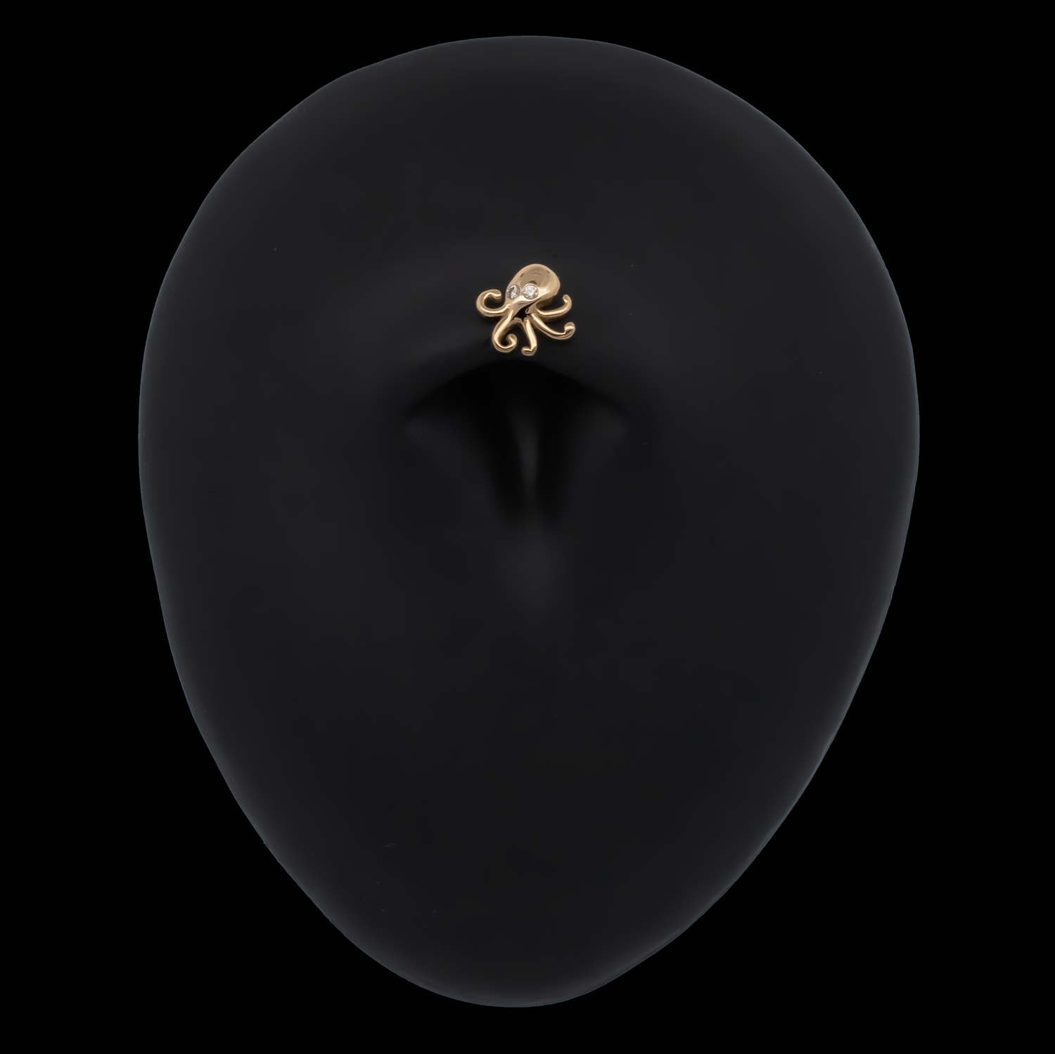 Nautira - 18kt Gold Threadless End - Khrysos Jewelry
