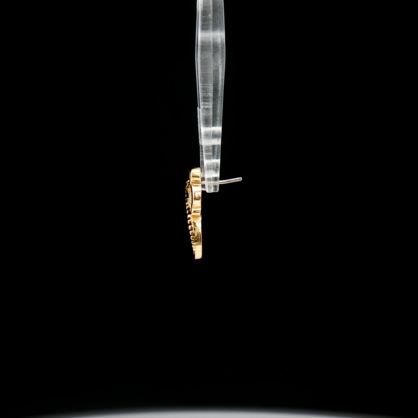 Eliana - 18kt Gold Threadless End - Khrysos Jewelry