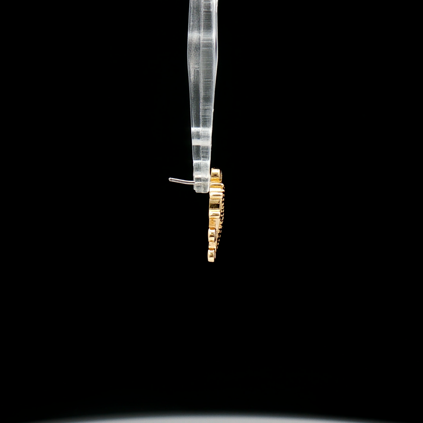 Eliana - 18kt Gold Threadless End - Khrysos Jewelry