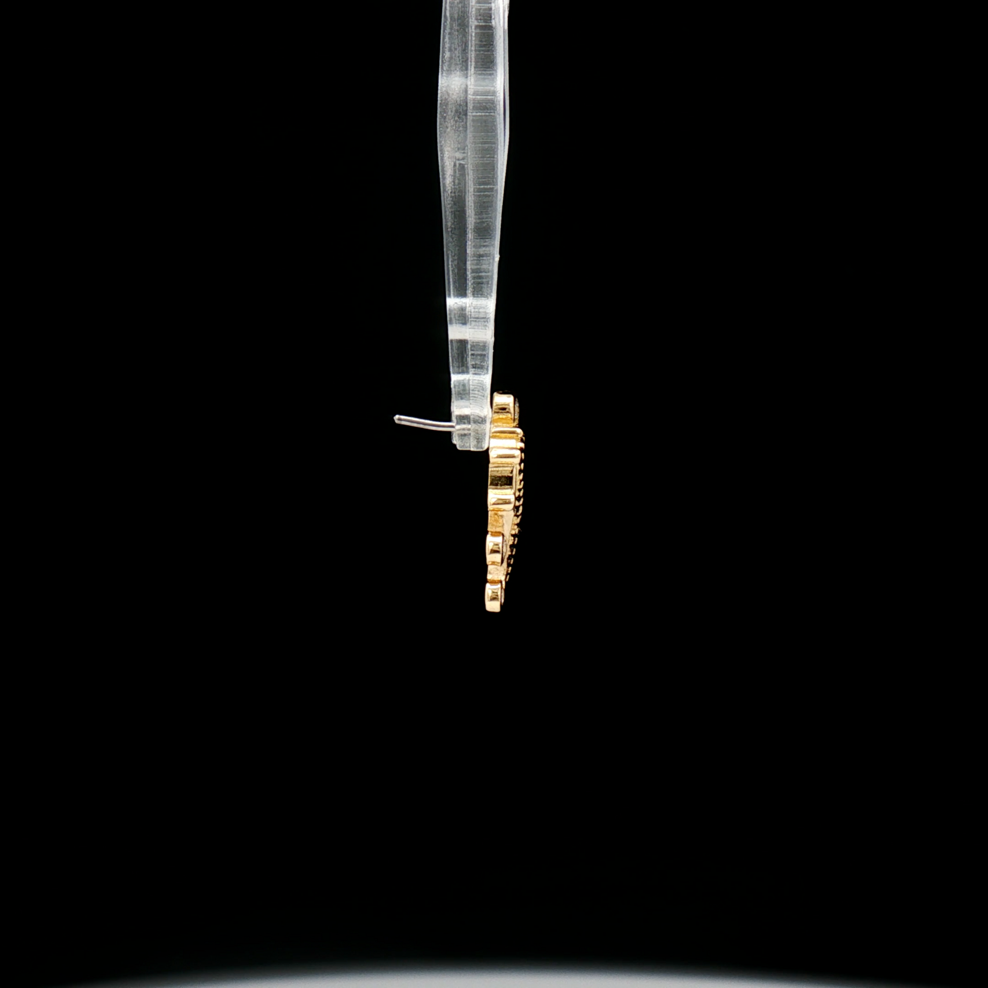 Eliana - 18kt Gold Threadless End - Khrysos Jewelry