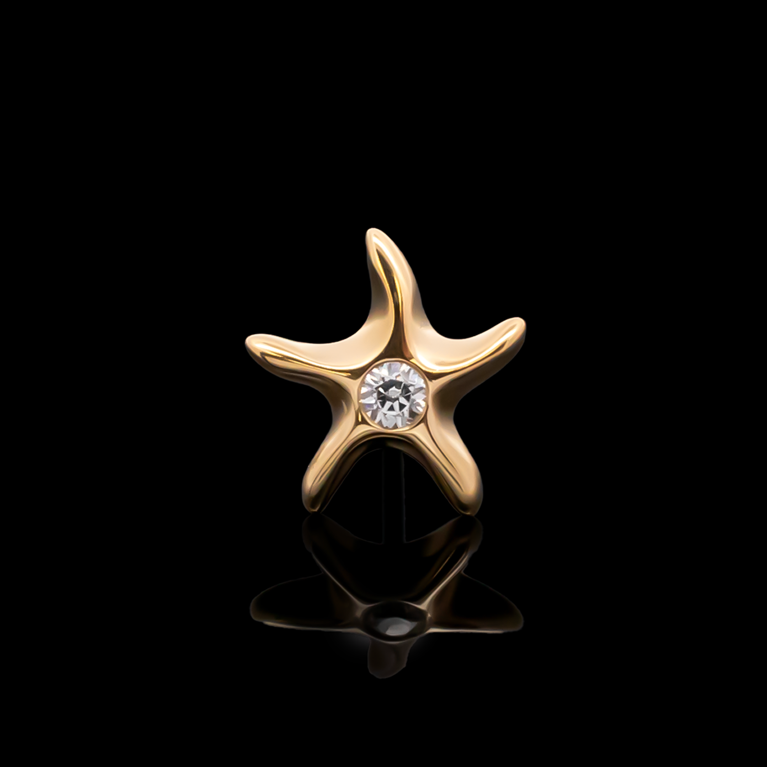 18k Gold Threadless Ends Piercing Jewelry | Ultra-Pure APP