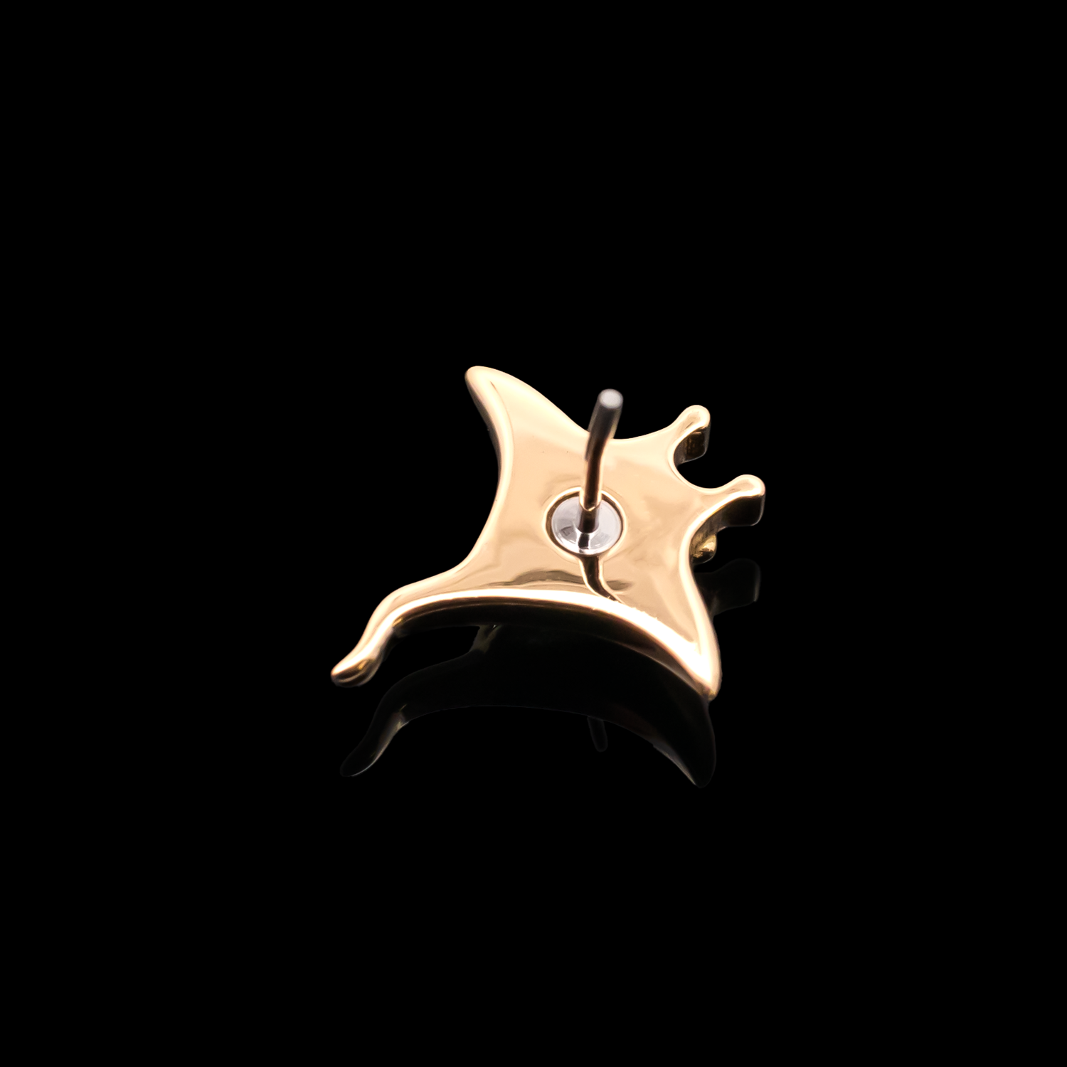 Mantara - 18kt Gold Threadless End - Khrysos Jewelry