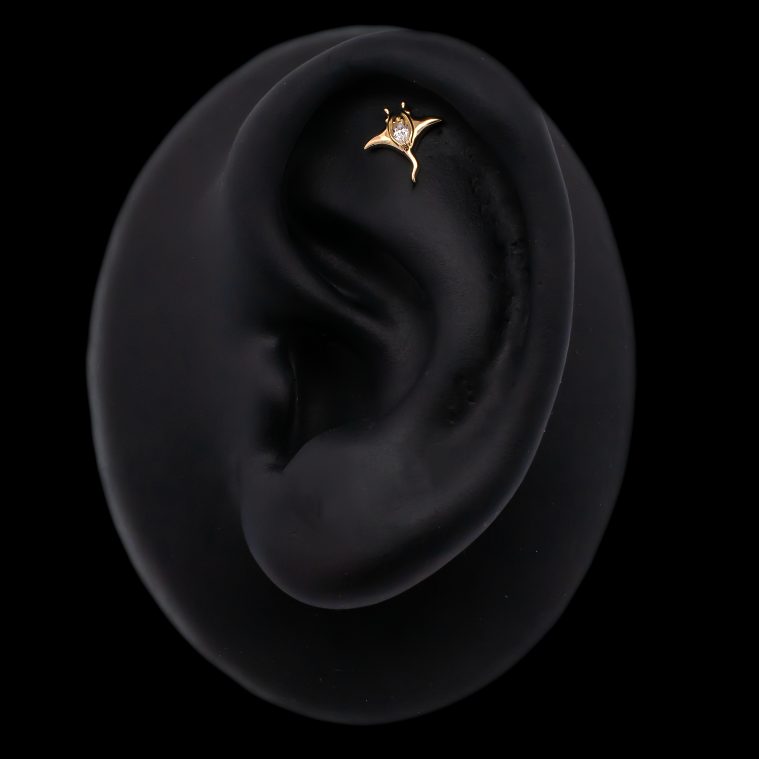 Mantara - 18kt Gold Threadless End - Khrysos Jewelry