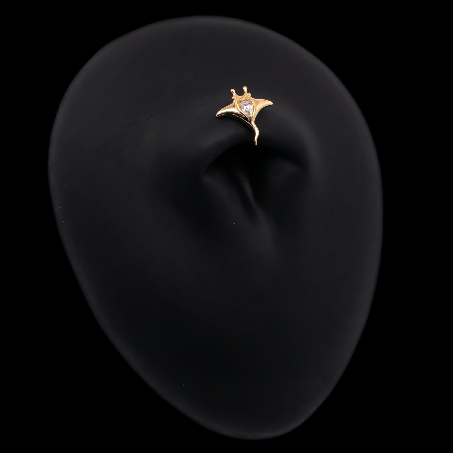 Mantara - 18kt Gold Threadless End - Khrysos Jewelry