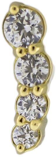 Seraphis - 14kt Gold Threadless End