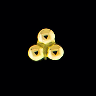 Trilogy - 14KT Gold Threadless End