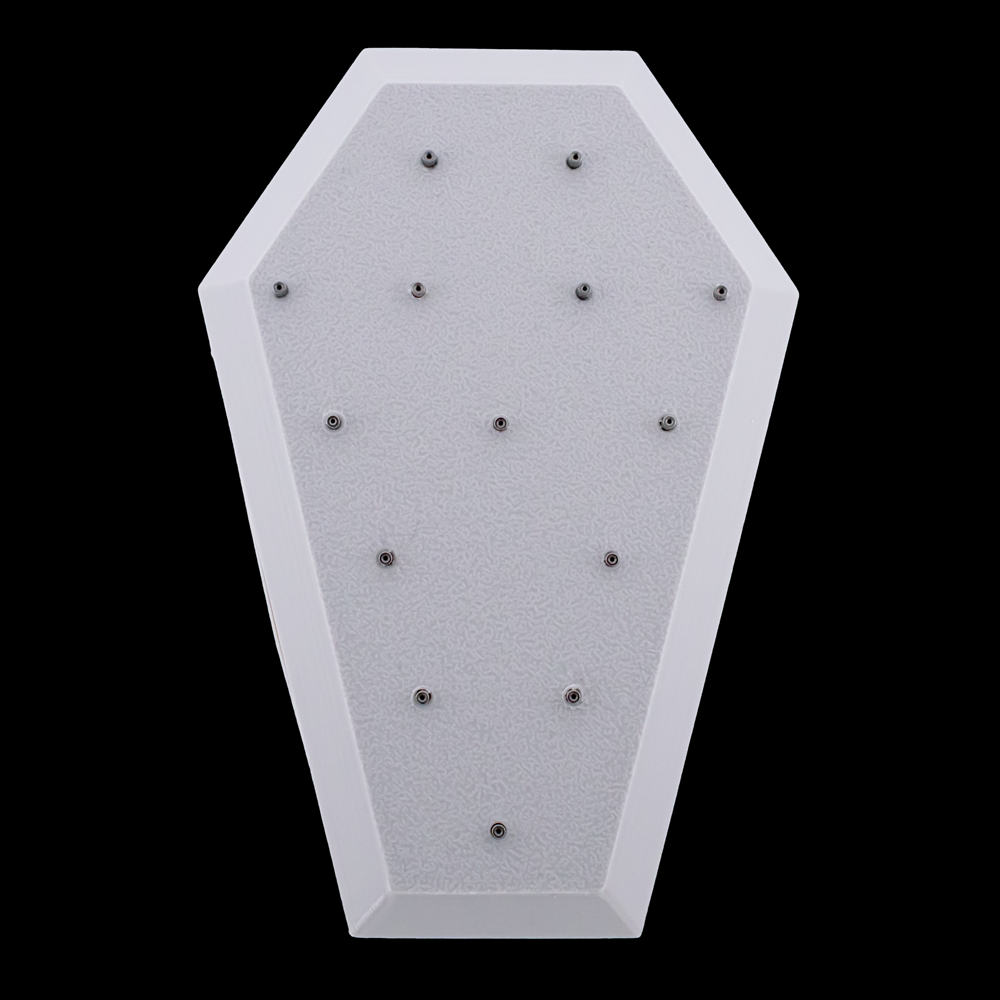 Large Angled Coffin Display- Threadless- Holds 14 Ends - Khrysos Jewelry