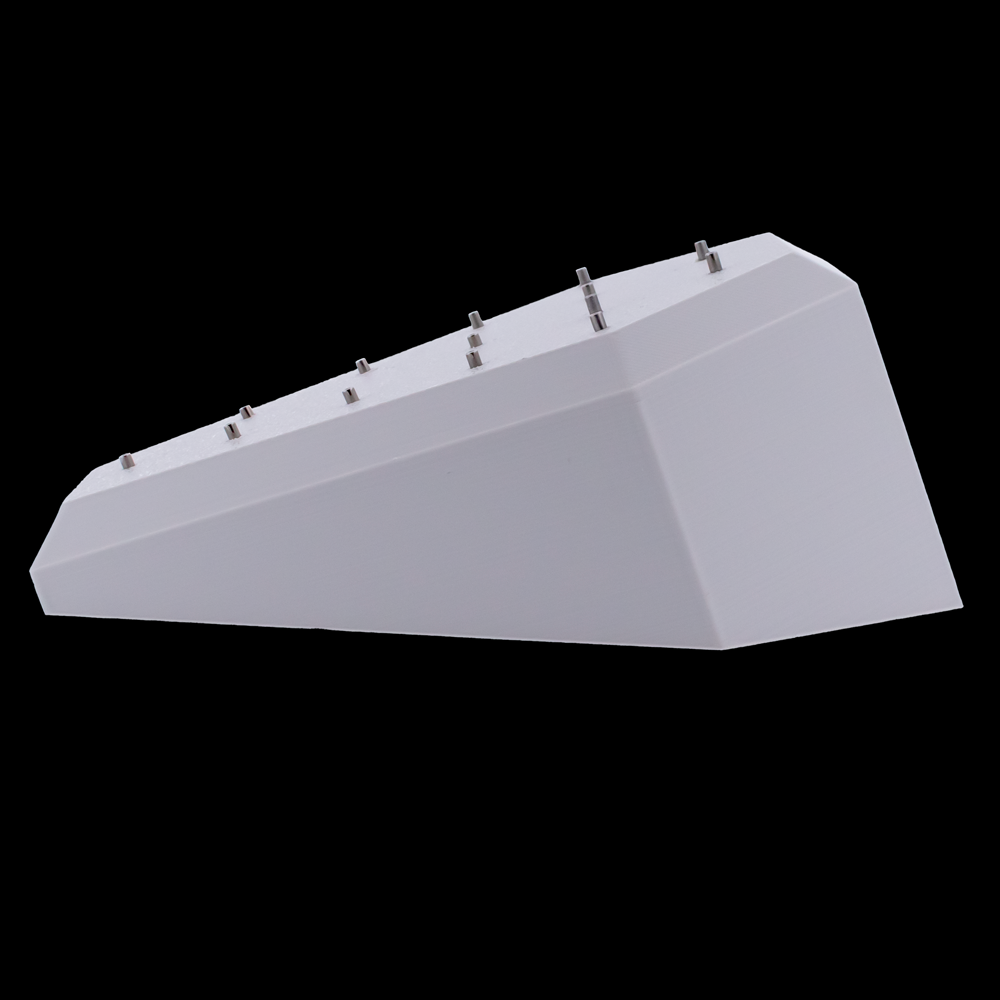 Large Angled Coffin Display- Threadless- Holds 14 Ends - Khrysos Jewelry