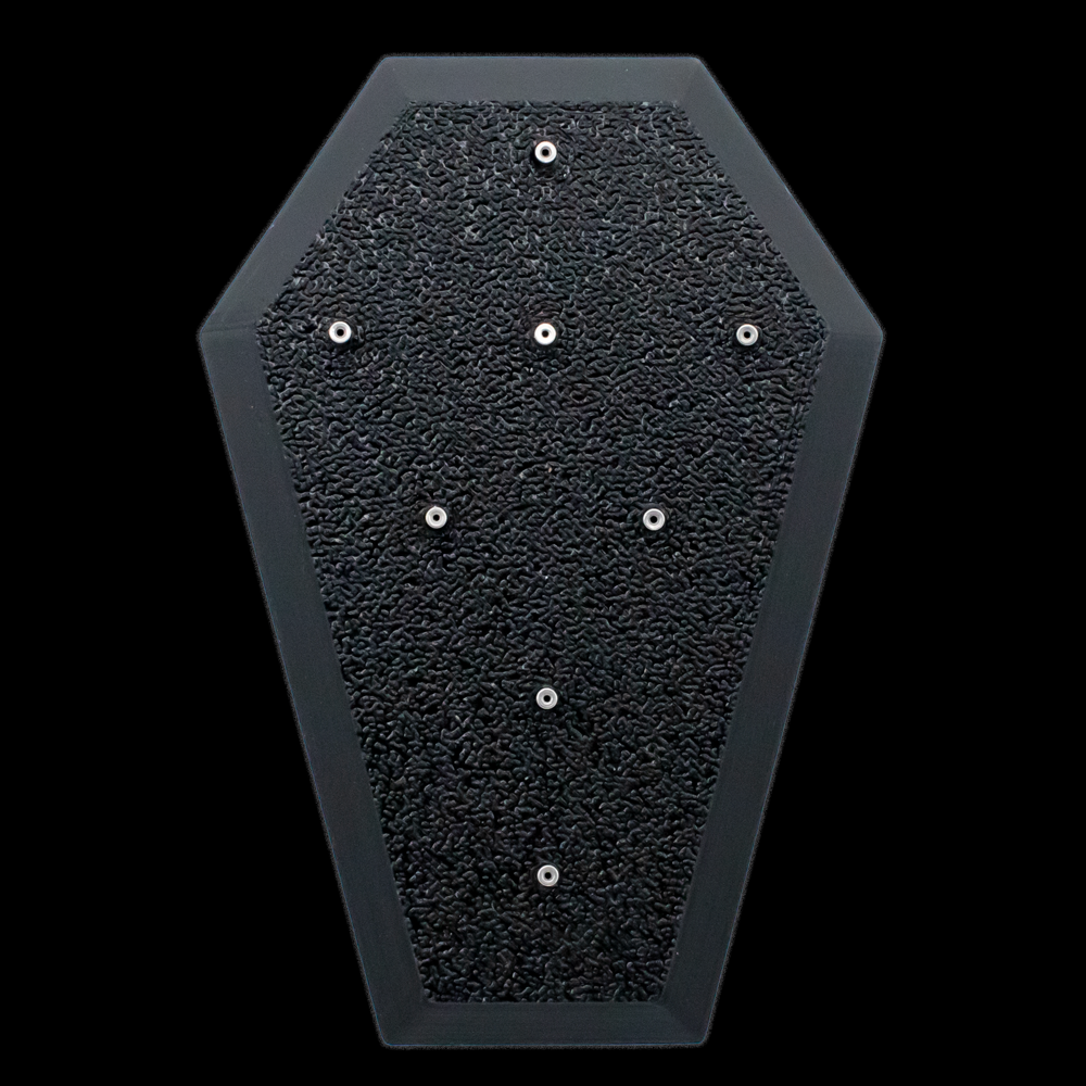 Small Angled Coffin Display- Threadless- Holds 8 Ends - Khrysos Jewelry