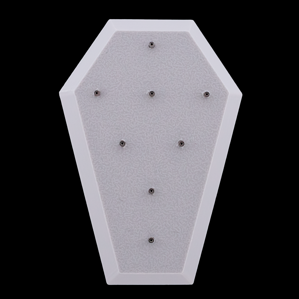 Small Angled Coffin Display- Threadless- Holds 8 Ends - Khrysos Jewelry