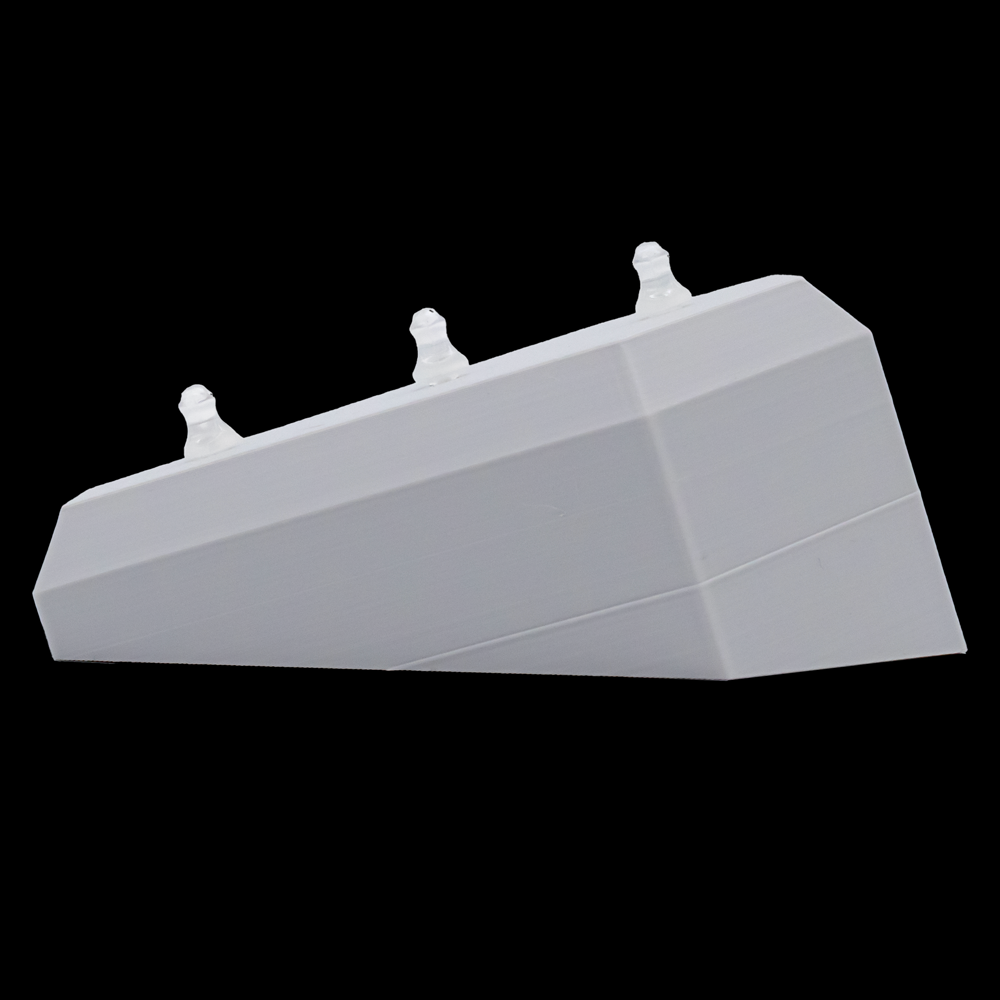 Small Angled Coffin Display- Holds 3 Rings & Barbells - Khrysos Jewelry