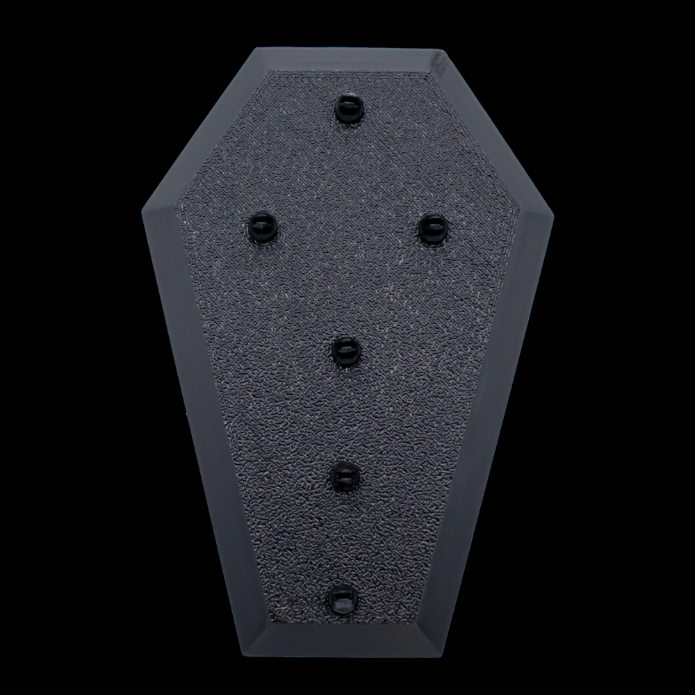 Large Angled Coffin Display- Holds 6 Rings & Barbells - Khrysos Jewelry