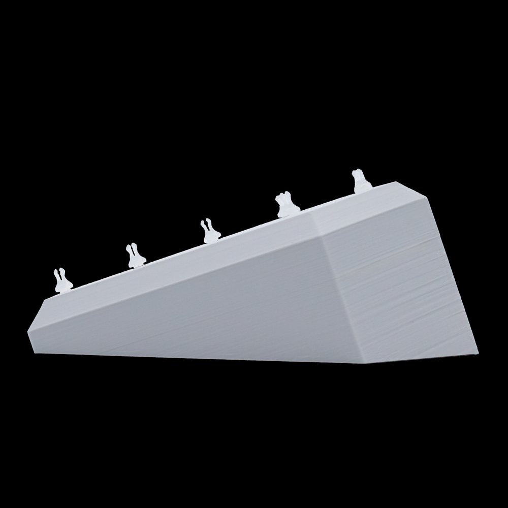 Large Angled Coffin Display- Holds 6 Rings & Barbells - Khrysos Jewelry