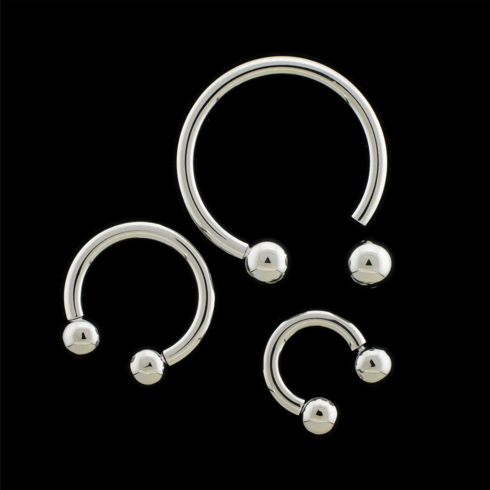 Coil Produced 12G Internally Threaded Circular Barbell - Khrysos Jewelry