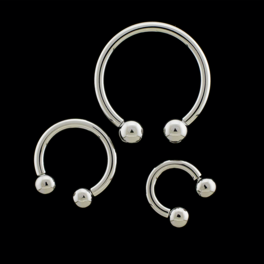 Coil Produced 10G Internally Threaded Circular Barbell - Khrysos Jewelry