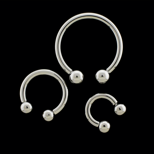 Coil Produced 10G Internally Threaded Circular Barbell - Khrysos Jewelry