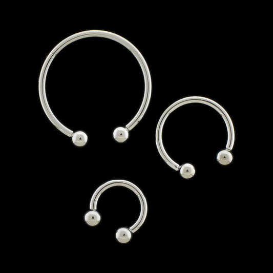 Coil Produced 16G Internally Threaded Circular Barbell - Khrysos Jewelry