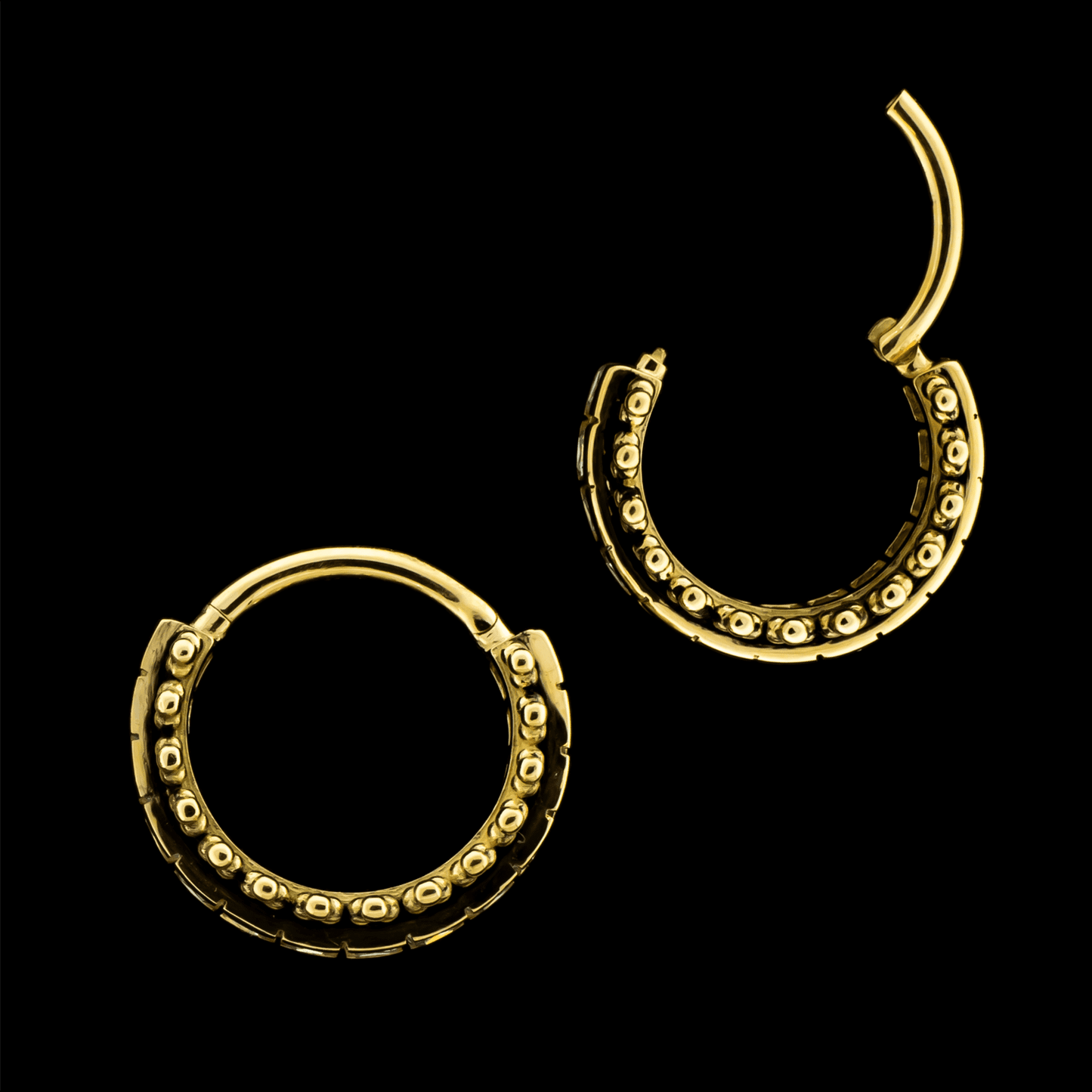 Nero- Hinged Conch Ring - Khrysos Jewelry