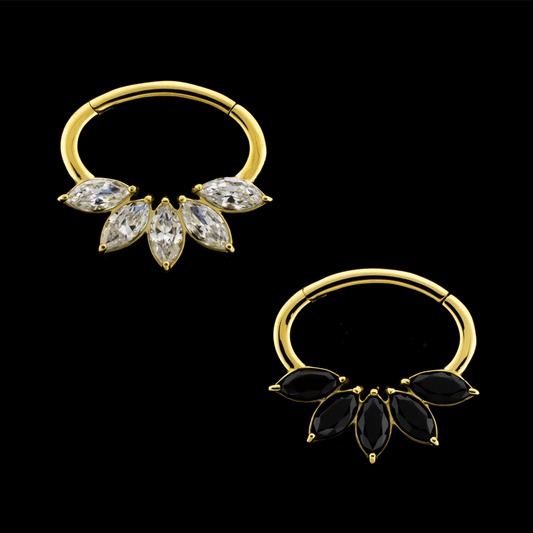 Hana- Hinged Ring - Khrysos Jewelry