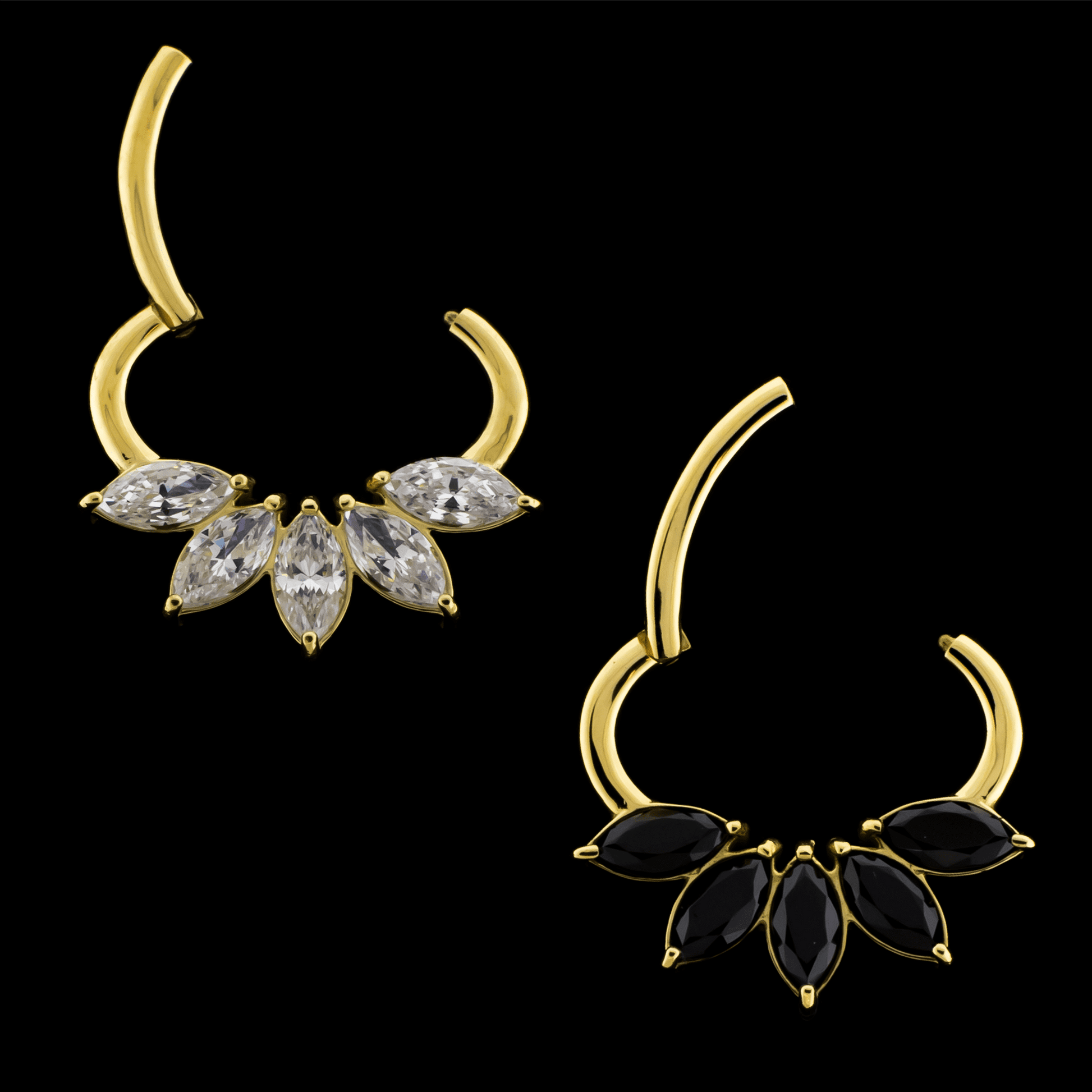 Hana- Hinged Ring - Khrysos Jewelry