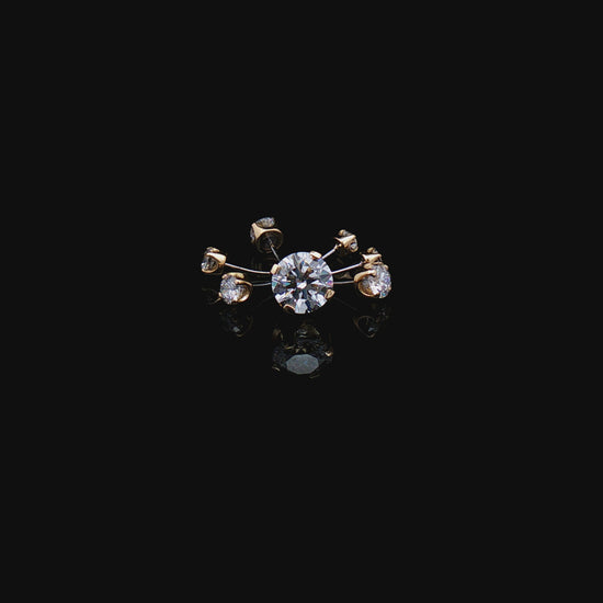 Juliette - 18kt Gold Threadless End