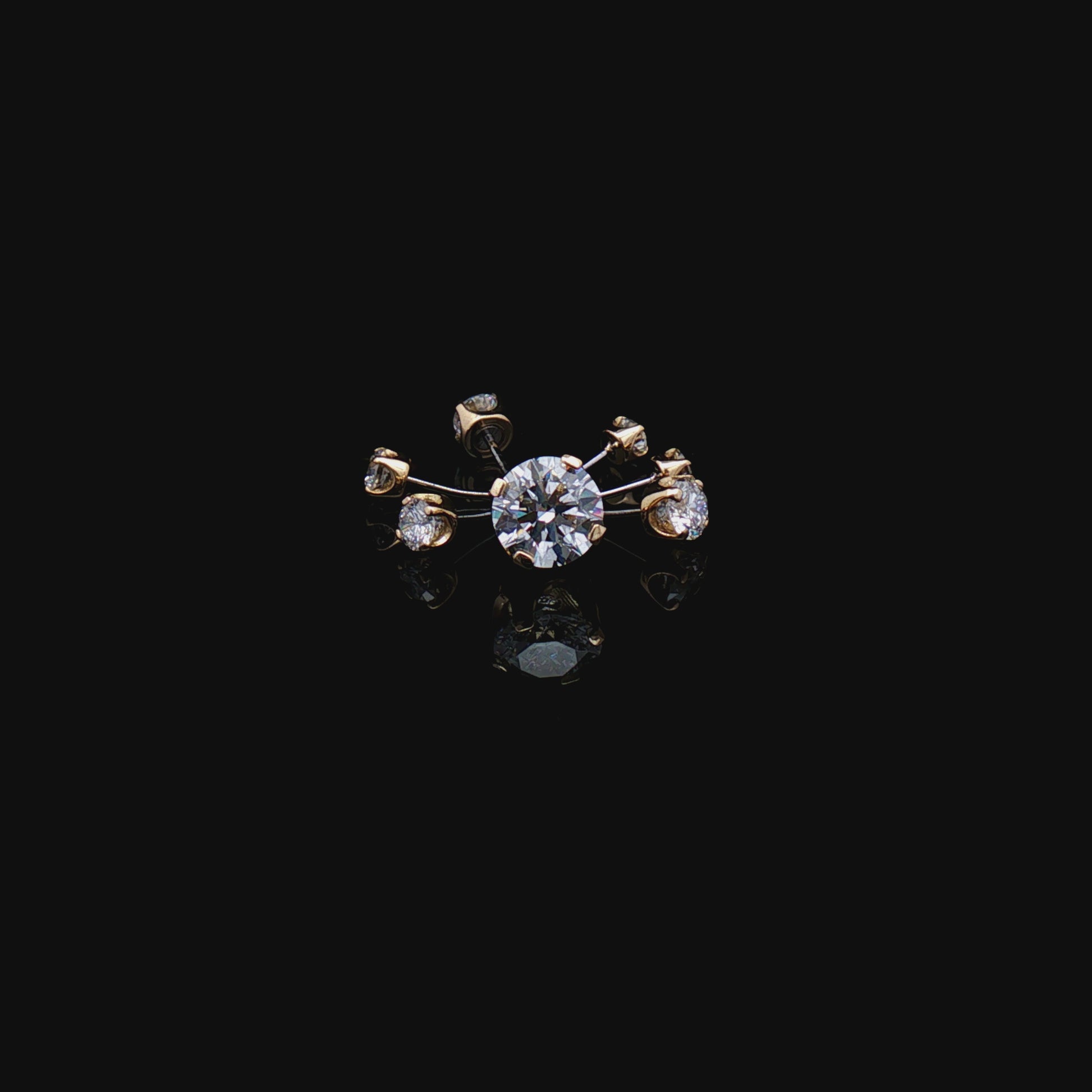 Juliette - 18kt Gold Threadless End