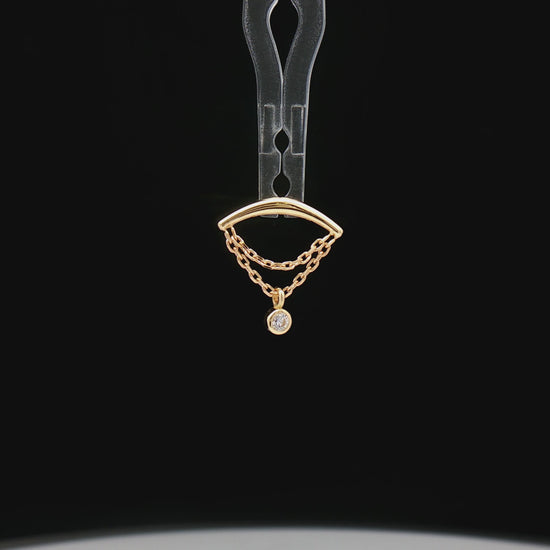 Ezra - 18kt Gold Threadless End