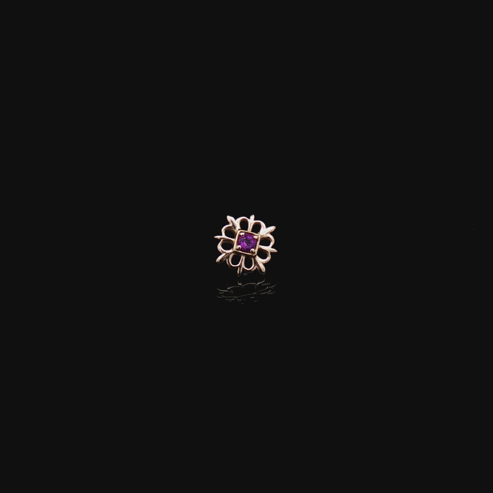 Olivia - 18kt Gold Threadless End