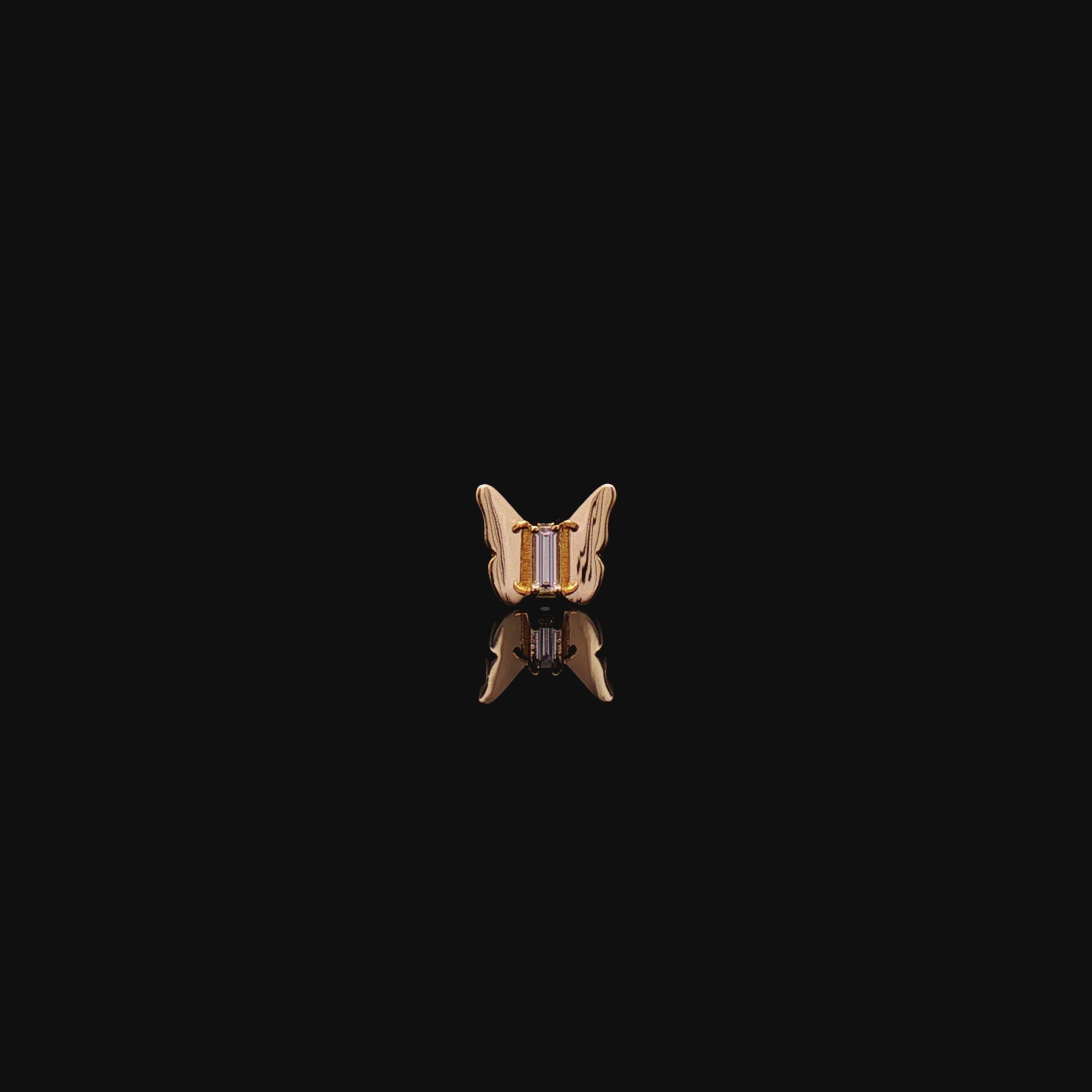 Mariposa - 18kt Gold Threadless End