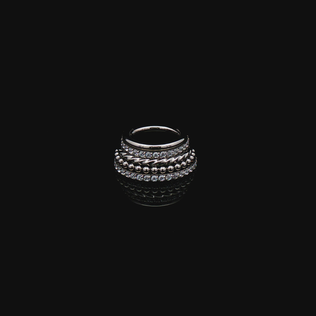 Xavier - Hinged Ring
