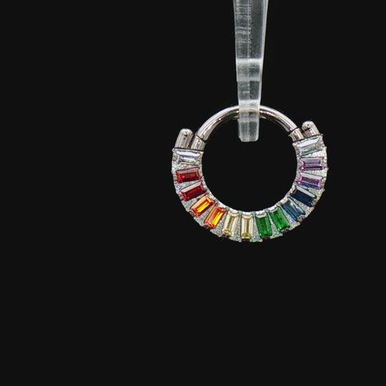 Grytta - Rainbow Hinged Segment Ring