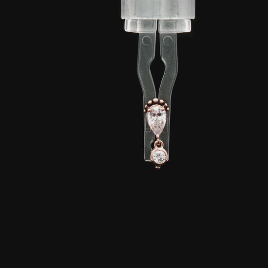 Verona - 14kt Gold Threadless End