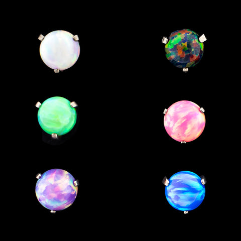 Claw Set Opal Ball - 16G/18G Internally Threaded